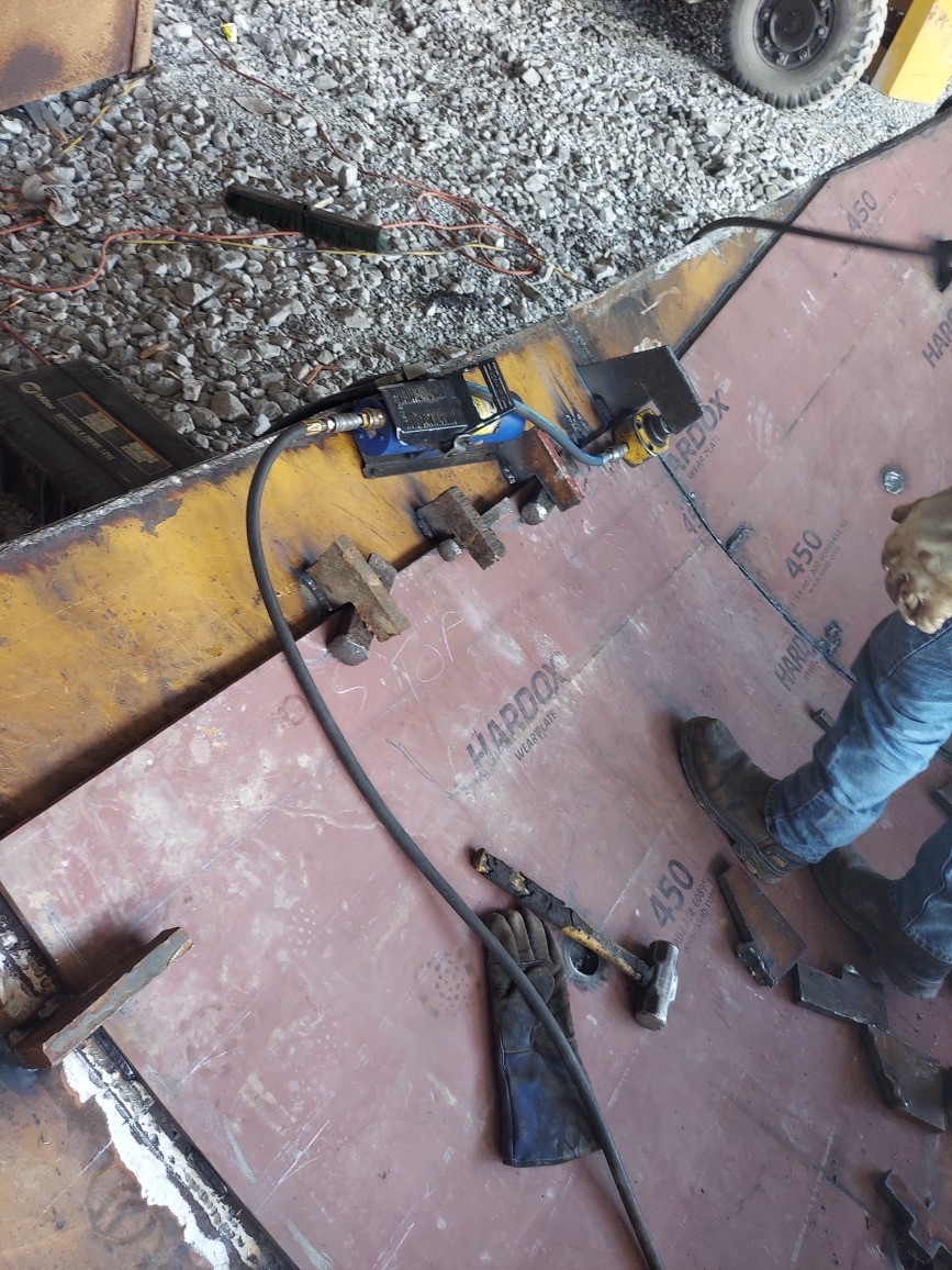 field welding steel plate repair