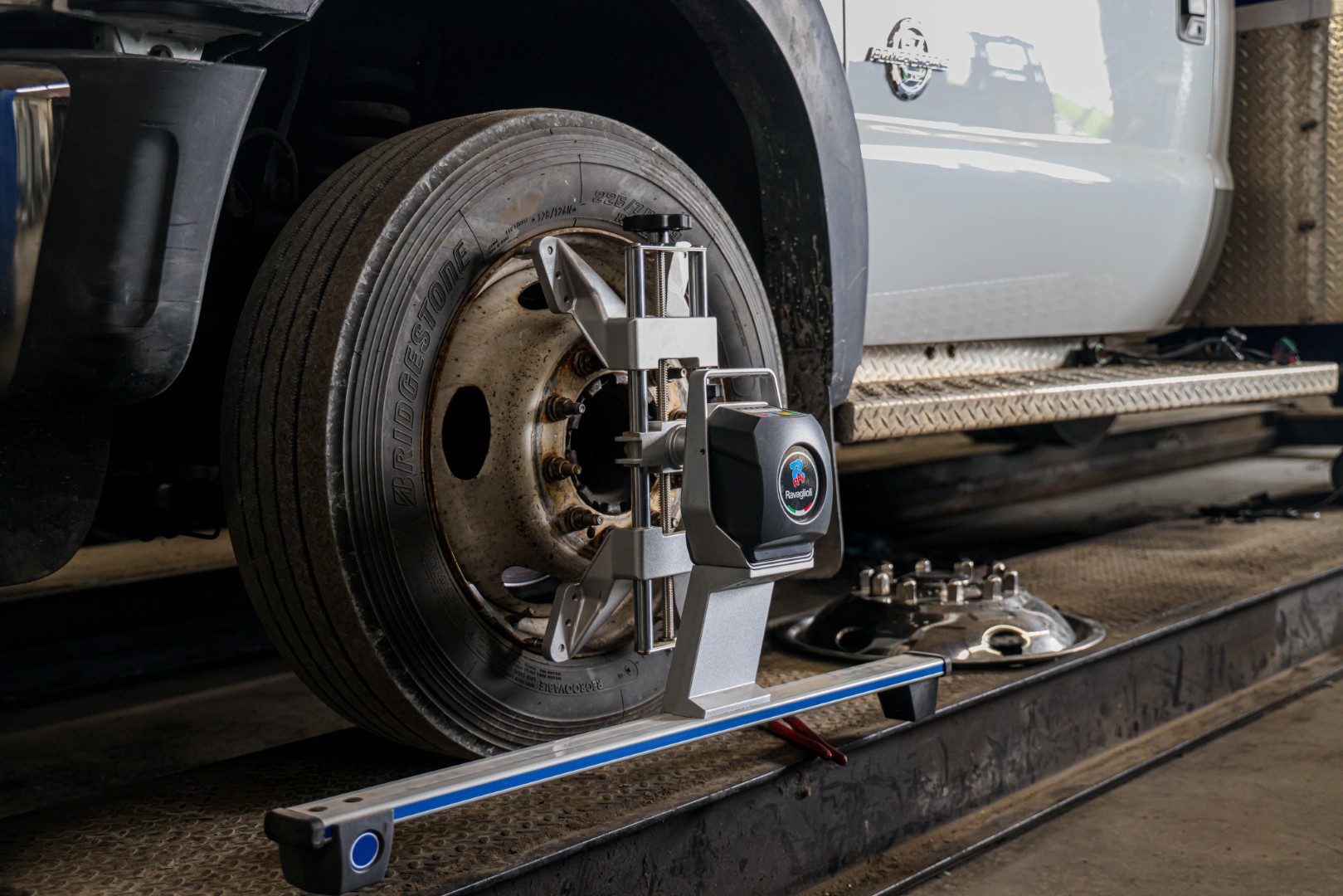 Tire service equipment at Extreme Welding and Machine Services